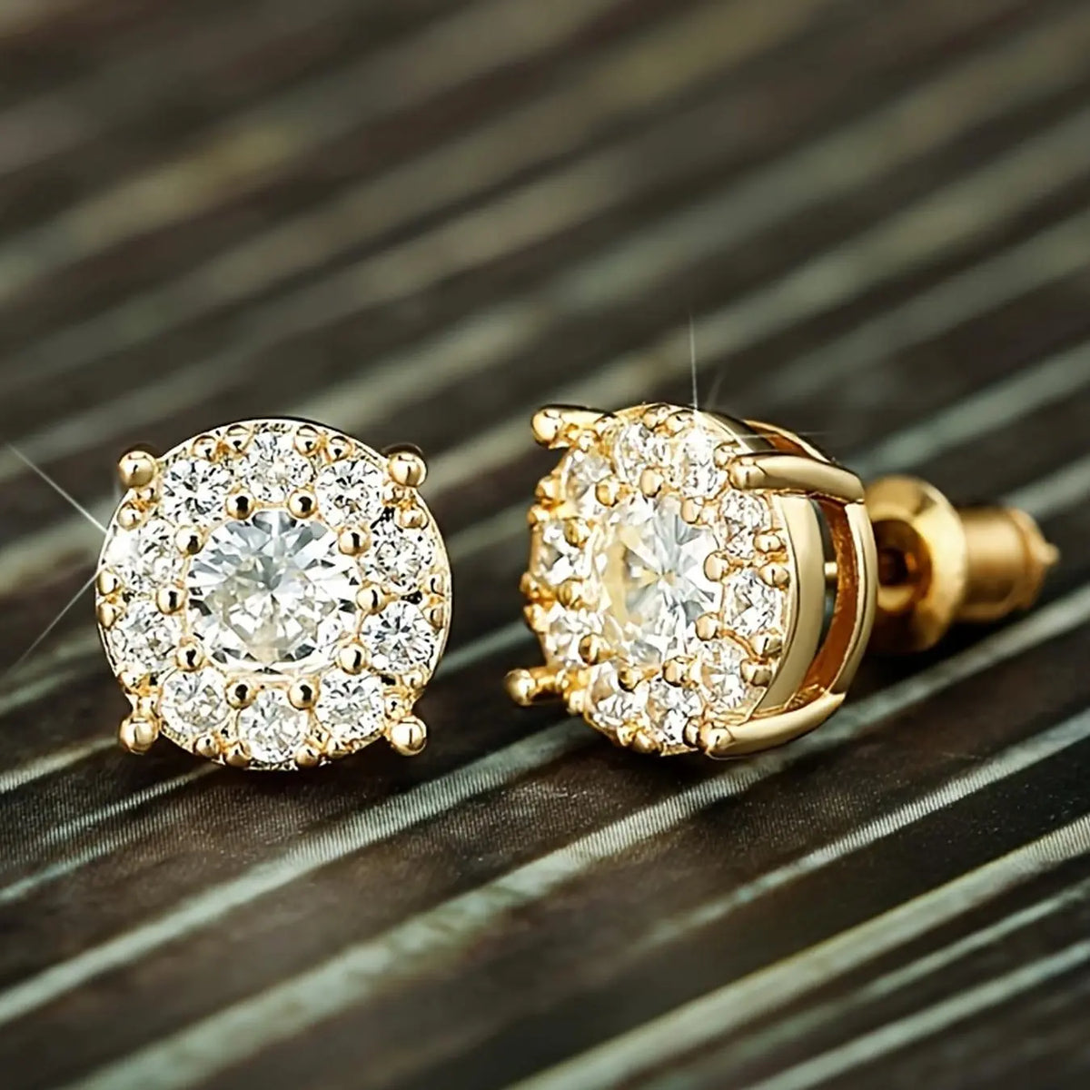 Minimalist Temperament Square Shaped rhinestones Decor Stud Earrings, Shining Earrings, Copper Earrings, Fashionable Jewelry for Women & Men, Trendy All-match & Exquisite Jewelry for Birthday Gift, High Quality Earrings, Square Rhinestone Studs