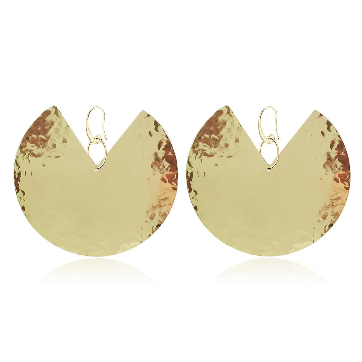 Boho Style African-Inspired Earrings, Zinc Alloy Hammered Tribal Jewelry, Large Statement Earrings for Women, Ethnic Fashionable Accessories, Trendy Jewellery, Stylish Jewelry, High Quality Earrings