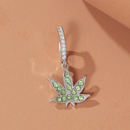 2024 New Stylish Leaf Rhinestone Belly Button Rings, Women Belly Piercing, Simple Personalized Body Jewelry, Body Jewellery, Classic Belly Button Piercing, Navel Piercing Jewelry, Fashion Accessories for Daily Wear