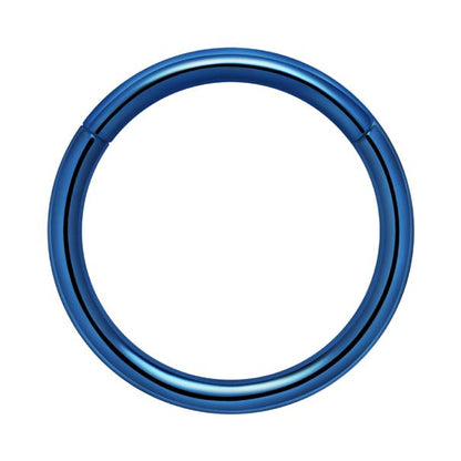 Titanium Plain Hinged Seamless Hoop for Nose, Ear, Lip Piercings