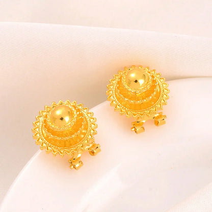 Three-Piece Matching Jewelry Set – Necklace, Earrings, Ring, Elegant Ethnic Design, Perfect for Weddings, Parties, Carnivals, Bridal Gift, Jewellery Gift Set