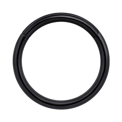 Titanium Plain Hinged Seamless Hoop for Nose, Ear, Lip Piercings