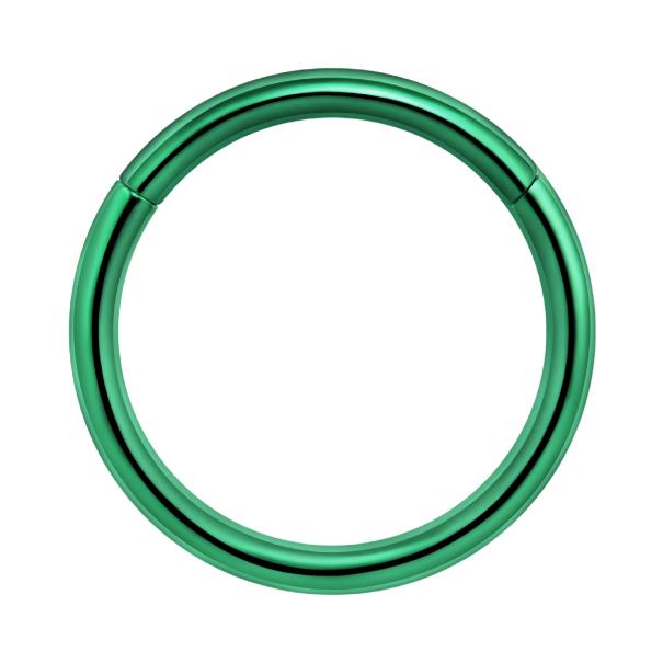 Titanium Plain Hinged Seamless Hoop for Nose, Ear, Lip Piercings