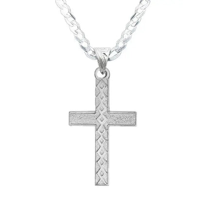 Men's Western-Inspired Jewelry Set - 2-Piece Accessories Set with Cross Pendant, Men's Jewelry for Western Style Looks