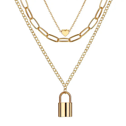Women's 108pc Mix & Match Western-Style Costume Jewelry - Gold Necklace, Earrings for Women, Bracelet, Ring, Heart Accents Add Sweet Western Charm, Valentine Gift for Birthday Parties, Gold Necklace Set, Accessories For Women