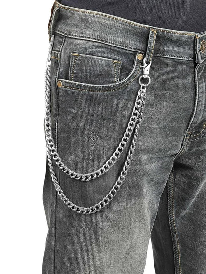 Fashion Chain Keychain, Multi-layer Pants Chain, Adjustable Waist Chain, Punk Rock Motorcycle Style Pants Jeans Chain, Fashion Accessories for Men & Women