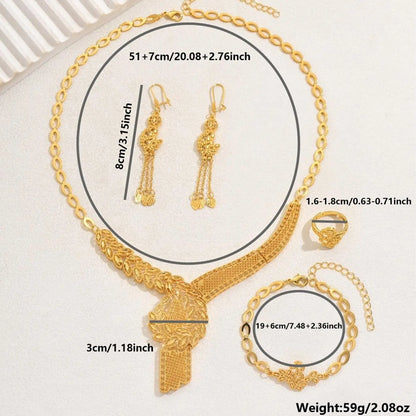 Women's Elegant Jewelry Set, Fashion Jewelry for Party, Daily Clothing Decor, Trendy All-match & Exquisite Jewelry for Birthday Gift, Jewellery Gift Set, Fashionable Jewelry Set