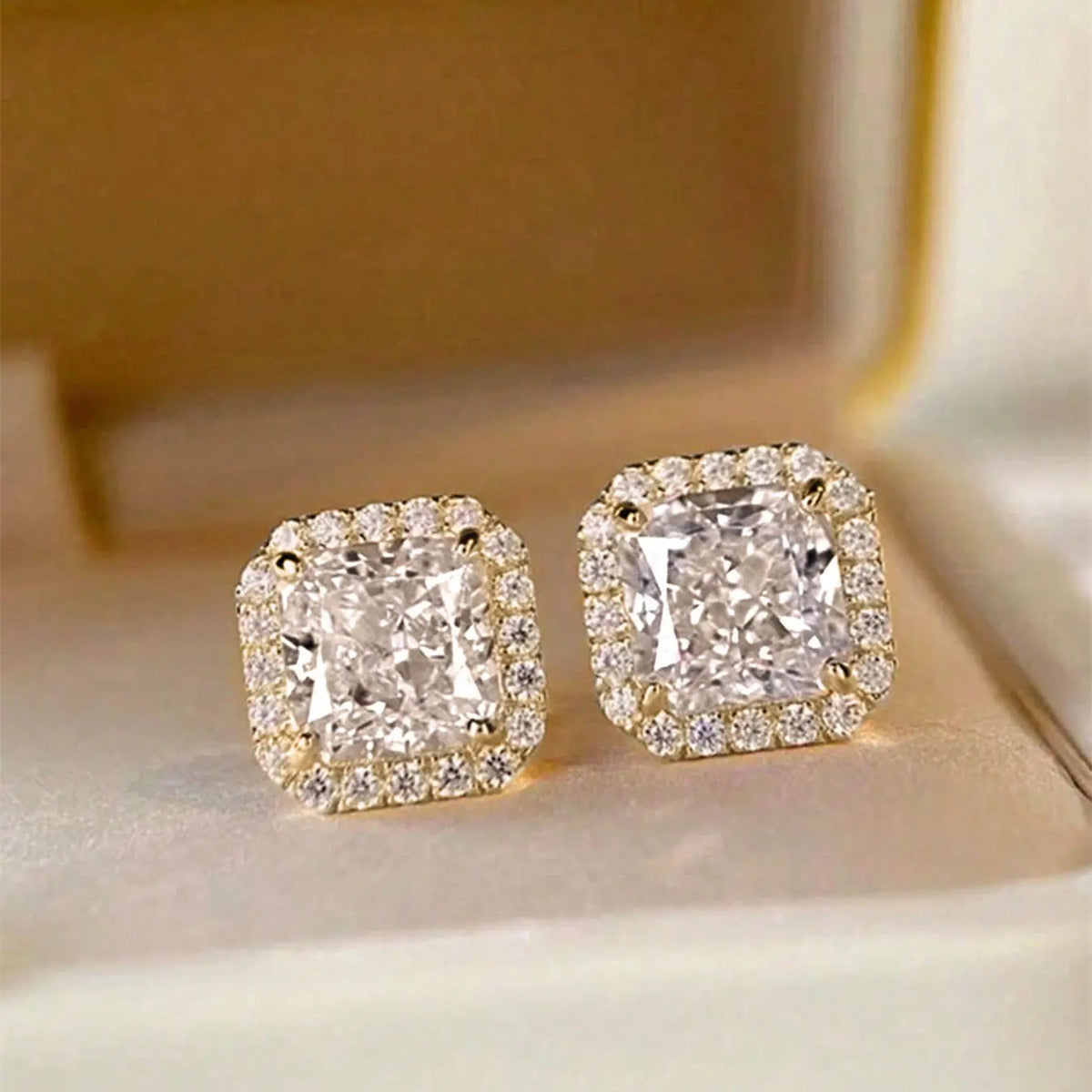 Fashion Elegant Rhinestone Decorated Stud Earrings, Casual Jewelry for Women, Trendy Accessories for Party and Daily Life, Studs Earrings