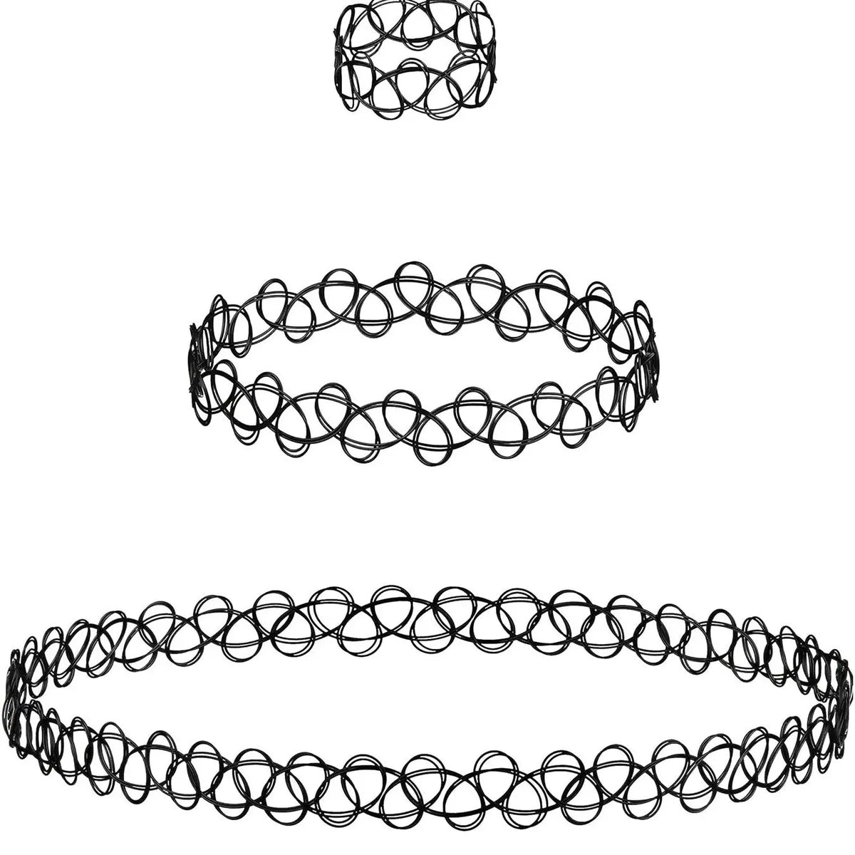Women's Punk Style Choker Necklace & Bracelet & Ring, Fashion Jewelry for Party, Daily Clothing Decor, Trendy All-match & Exquisite Jewelry for Birthday Gift, Fashionable Matching Jewelry Set, Jewellery Gift Set