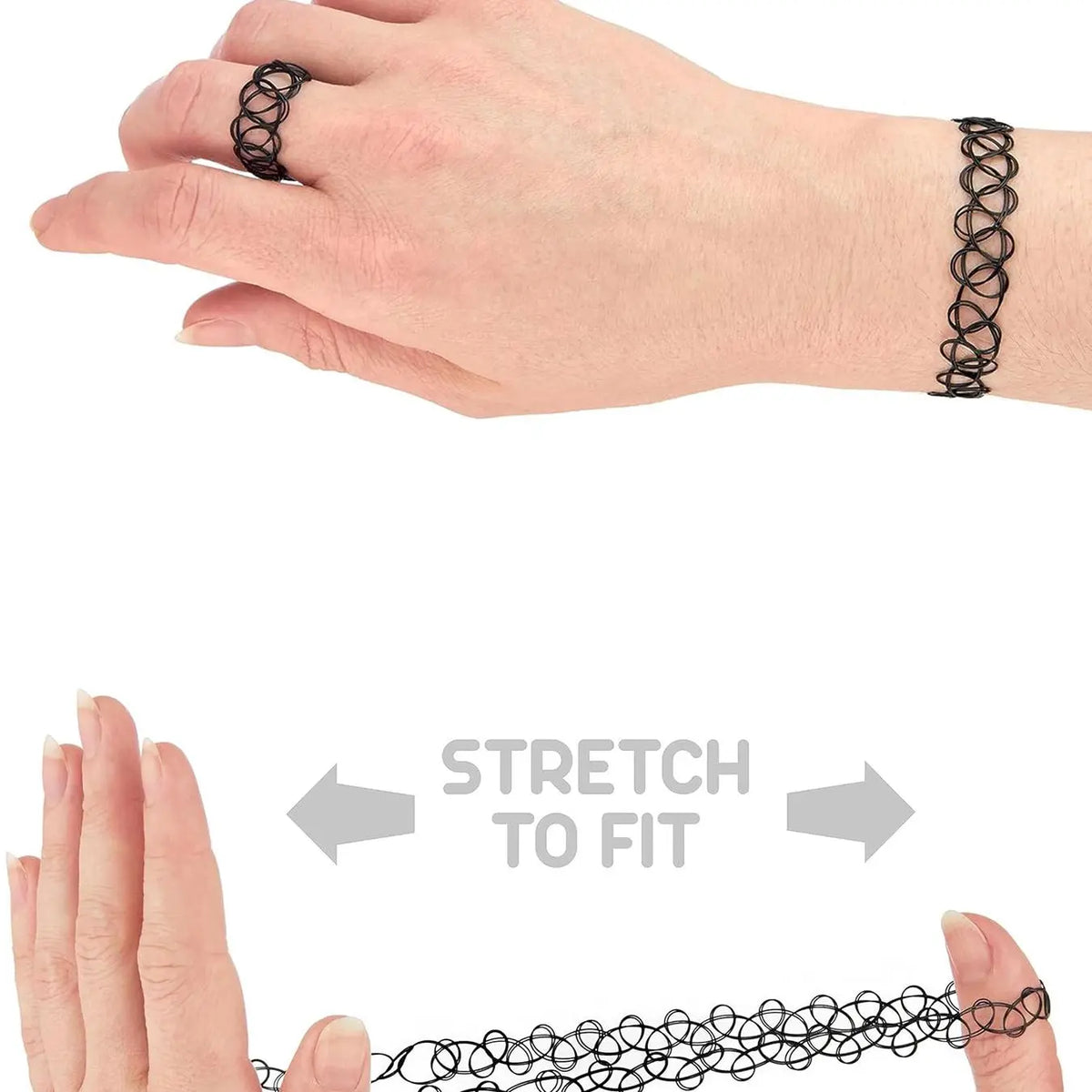 Women's Punk Style Choker Necklace & Bracelet & Ring, Fashion Jewelry for Party, Daily Clothing Decor, Trendy All-match & Exquisite Jewelry for Birthday Gift, Fashionable Matching Jewelry Set, Jewellery Gift Set
