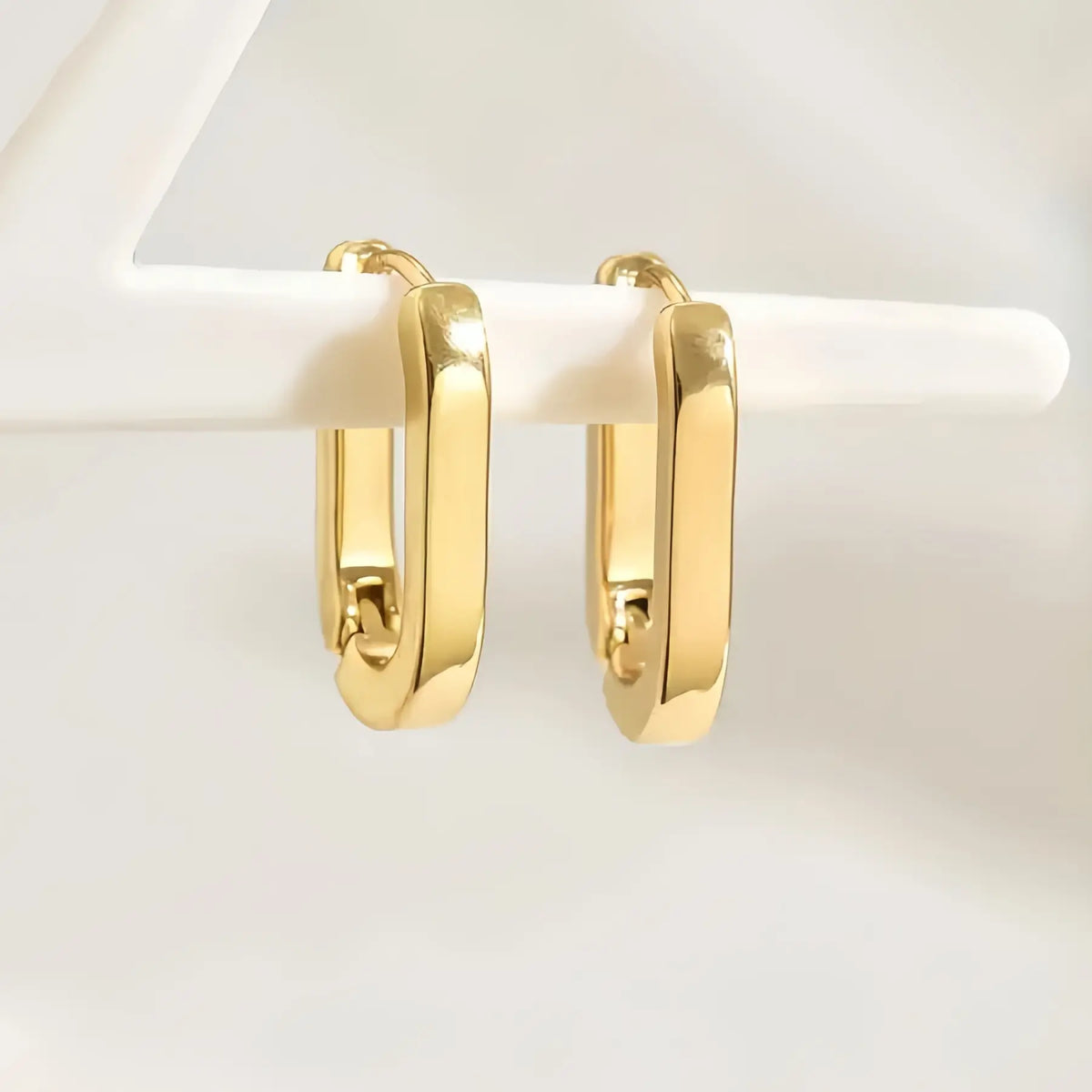 Hypoallergenic Stainless Steel Anti-Fading Gold-Tone Earrings, Hoop Earrings, Stainless Steel Hoops, Lightweight Earrings, Comfortable & Versatile Design, Elegant Jewelry Gift for Women, Fashion Earring, Fashionable Earrings