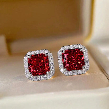 Fashion Elegant Rhinestone Decorated Stud Earrings, Casual Jewelry for Women, Trendy Accessories for Party and Daily Life, Studs Earrings