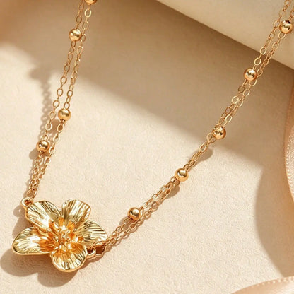 1pc Fashionable Sexy Bohemian Style Waist Chain Body Jewelry, Adjustable Double-Layer Floral Pendant Belly Chain & Beaded/Chain Star, Suitable For Daily Wear, Party, Dance, Beach, Bikini Body Jewelry Accessory, Chic Body Jewelry