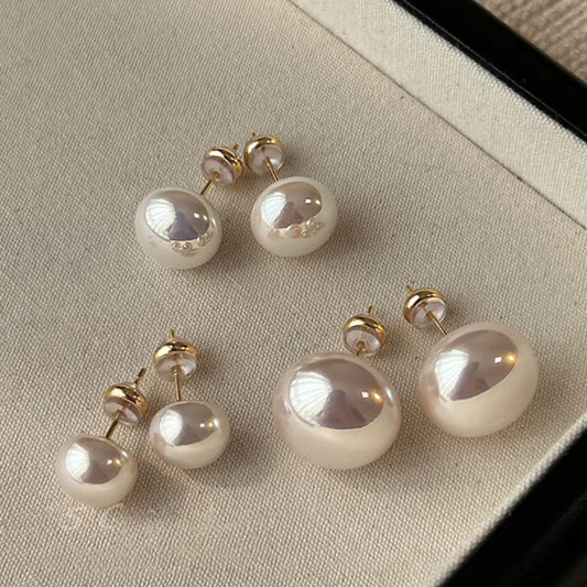Trendy 6-Piece Set High-Quality Artificial Round Pearl Earrings, Dangle Earrings Set, Versatile Jewelry for Wedding & Daily Wear, Accessories, Perfect Gift, Fashionable Jewelry, Fashion Earrings Set, Stacked Earrings Set
