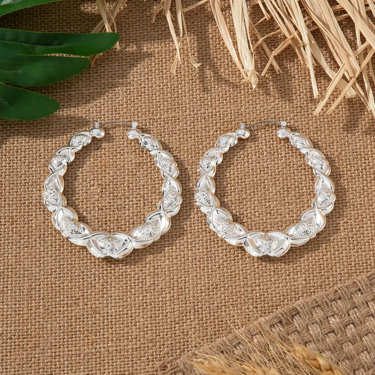 New Punk Hollow Circle Earrings, Exaggerated Creative Design, Fashion Bohemian Style, Women's Ear Jewelry, Animal Print Earrings, Statement Earrings, Ear Accessories