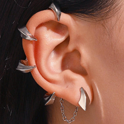 Punk Style Demon Claw Ear Wrap,  Fashionable Gothic Earrings for Women & Men, Fashion Jewelry for Party, Daily Clothing Decor, Trendy All-match & Exquisite Jewelry for Birthday Gift