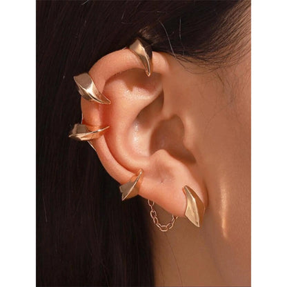 Punk Style Demon Claw Ear Wrap,  Fashionable Gothic Earrings for Women & Men, Fashion Jewelry for Party, Daily Clothing Decor, Trendy All-match & Exquisite Jewelry for Birthday Gift