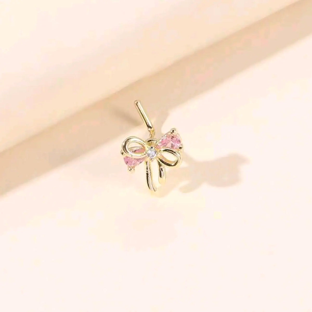 Elegant Butterfly Nose Pin/nose Ring, Rhinestone Decorated, Stainless Steel Chain, All-Season Fashion Accessory, Body Jewelry Accessory, Nose Piercing Jewelry, Body Jewellery