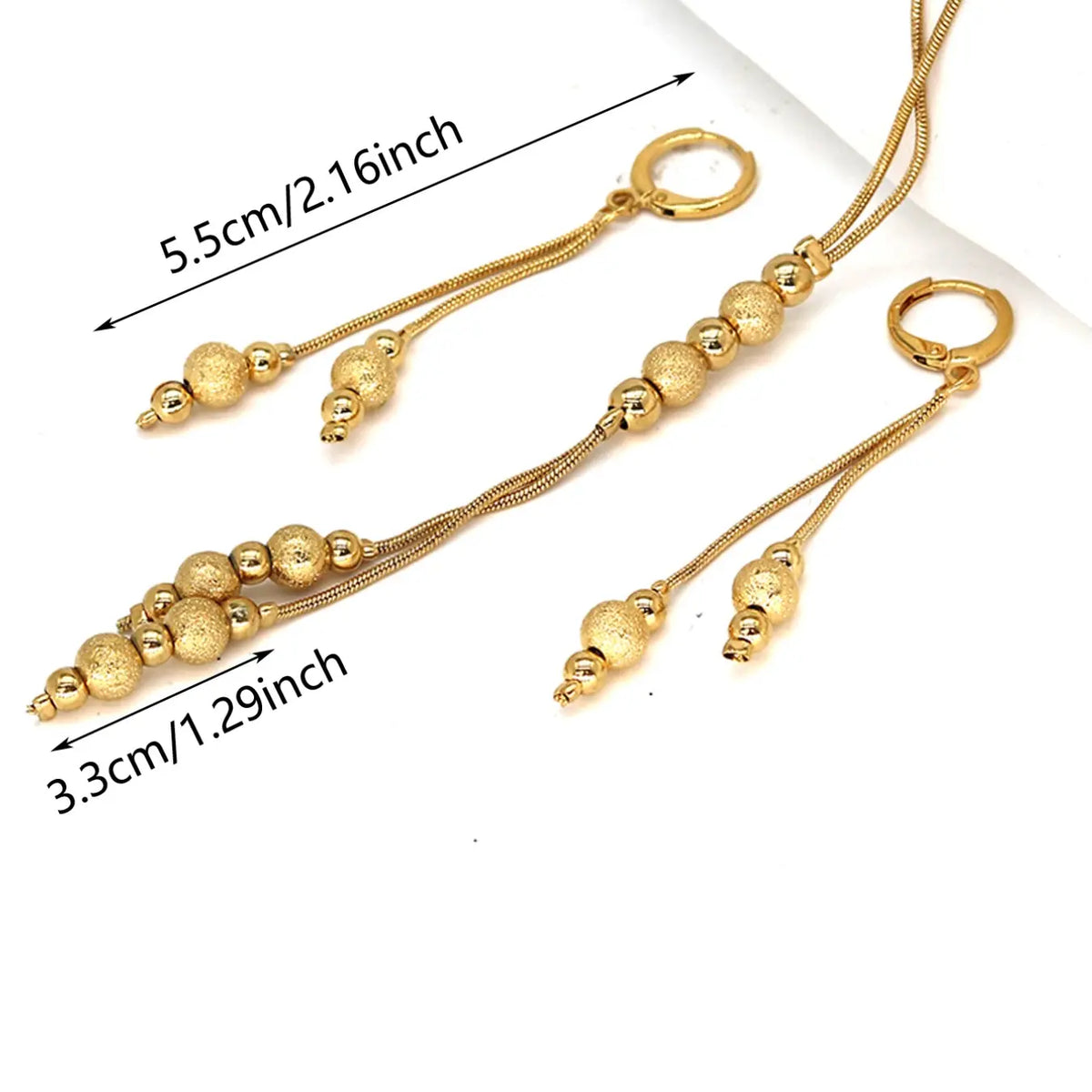 Dubai Beads Boho Jewelry Set for Women, Luxury Bridal Wedding Necklace Earrings Set, Necklace And Earring Set, African Indian Jewelry Sets, Elegant Party Gift, Jewellery Gift Set, Bridal Accessory, Necklaces Set