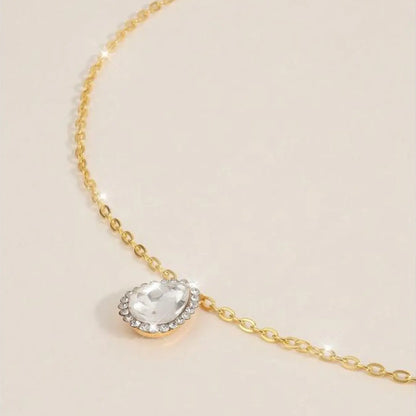 Rhinestone Decor Back Chain Necklace, Bling Chain, Fashion Body Jewelry for Party, Daily Clothing Decor, Trendy All-match & Exquisite Jewelry for Birthday Gift