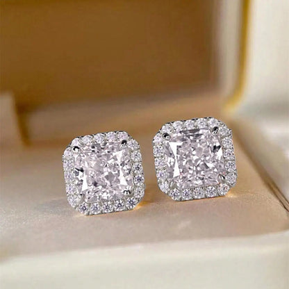 Fashion Elegant Rhinestone Decorated Stud Earrings, Casual Jewelry for Women, Trendy Accessories for Party and Daily Life, Studs Earrings