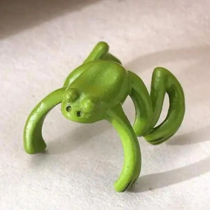 Cute Cartoon Frog Design Ear Cuff, Fashionable Earrings, Fashionable Jewelry for Women & Men, Trendy All-match & Exquisite Jewelry for Birthday Gift