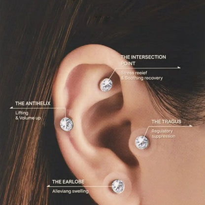 15 Pairs Fashion Street Style Stainless Steel Magnetic Hoop Earrings, Ear Hoops, Earring Set, Non Pierced Jewelry for Men and Women, Acupressure Patch